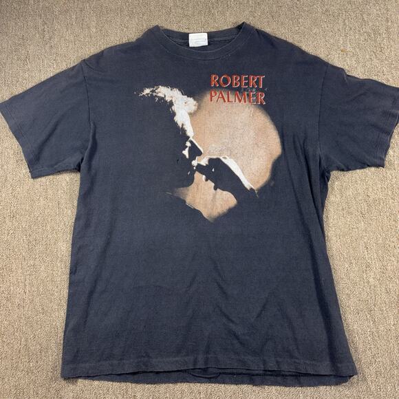 Hanes Other - Vintage 1986 Robert Palmer Addicted To Love Tour T-shirt Music Band XL Black